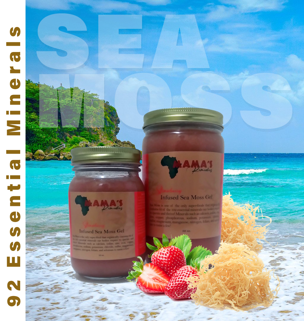 infused sea moss and gels