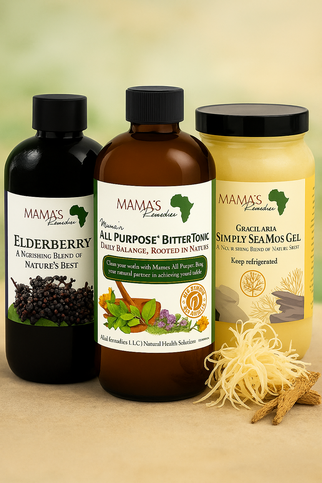 image of Mama's Infused Sea Moss Jars